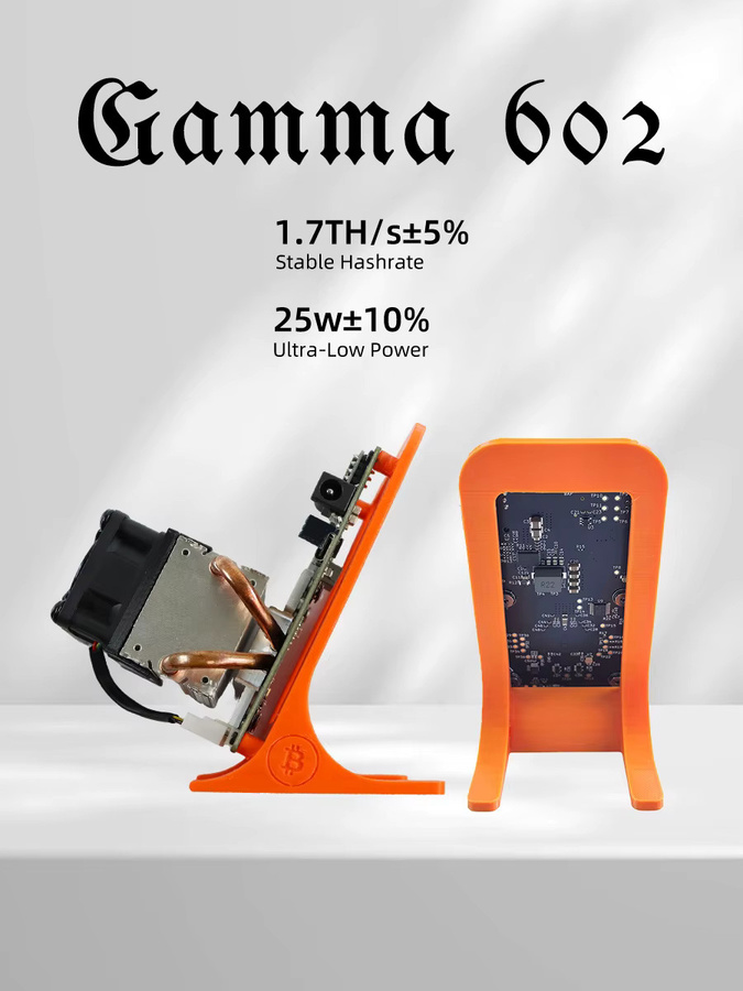 Bitaxe Orange Gamma 602 Bitcoin Miner Open-Source-Lotterie-Mining-Gerät für dein persönliches Kryptowährungs-Sammelgerät mit 1,5-1,7TH/s - Bild 3