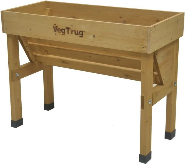 VegTrug Hochbeet Wallhugger aus Zedernholz in Natur, B: 103 cm, T: 46 cm, H: 80 cm - Bild 1