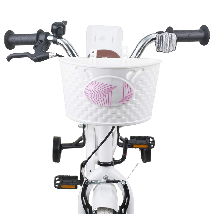 VD Home Furnishing Kinderfahrrad, 12 Zoll, Weiß - Bild 1
