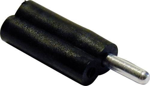 Schnepp F 2020 Büschelstecker mit geradem Stift Durchmesser 2 mm in Schwarz - Bild 1