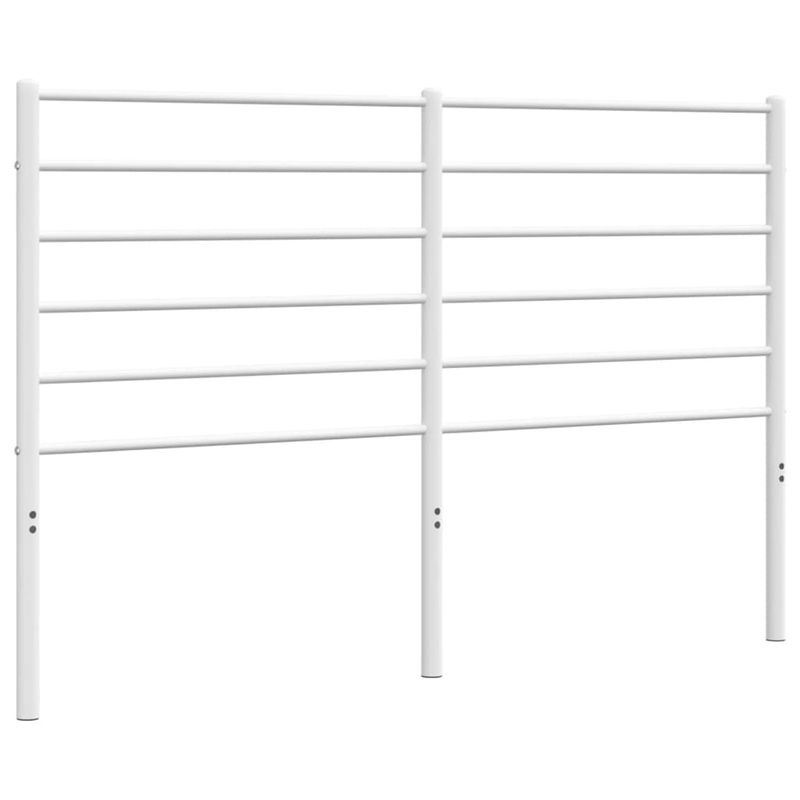 Vidaxl Metall-Kopfteil in Weiß im klassischen und minimalistischen Design mit einer Breite von 160 cm - Bild 3