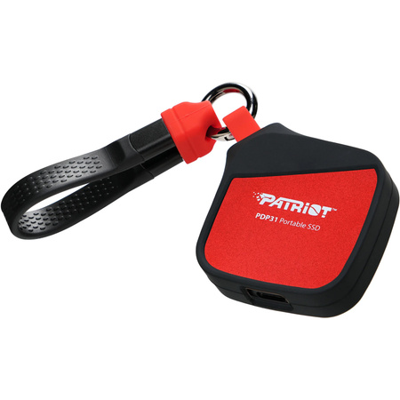 Patriot PDP31 Portable SSD Externe SSD 2 TB USB-C Schwarz-Rot