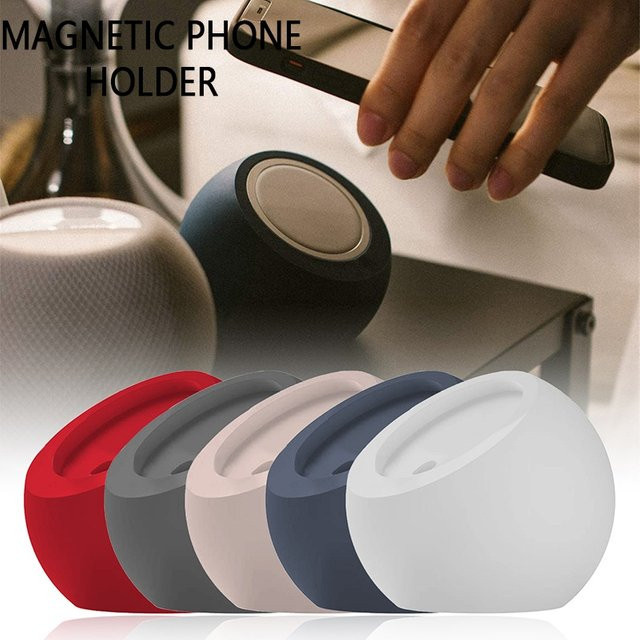 Magnetischer Silikon Schreibtisch Ladeständer in Grau für iPhone 17 16 15 14 13 Kabelloses Ladegerät und Dockingstation - Bild 1