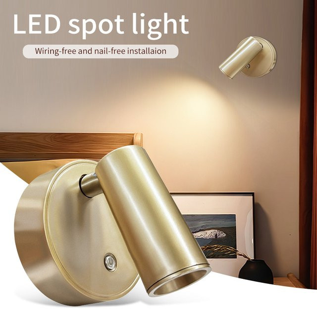 AVACOM LED Wandleuchte magnetisch und wiederaufladbar mit Touch-Schalter und dimmbarer RGB-Beleuchtung - Bild 1