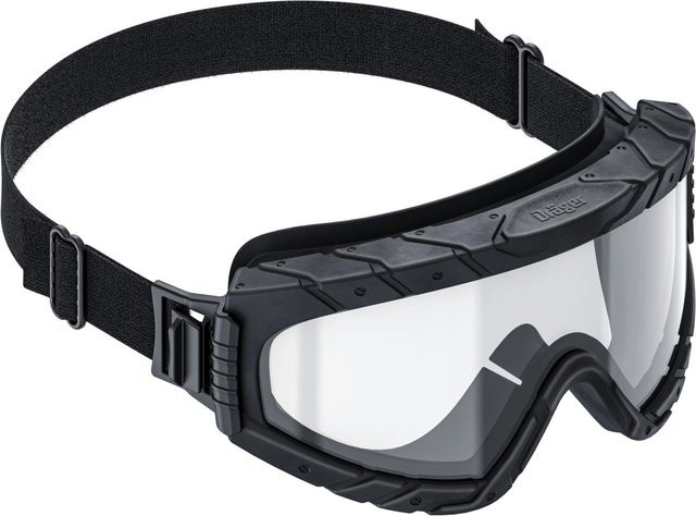 Dräger Vollsichtbrille X-pect 4800 Schwarz mit klarem Sichtbereich - Bild 1