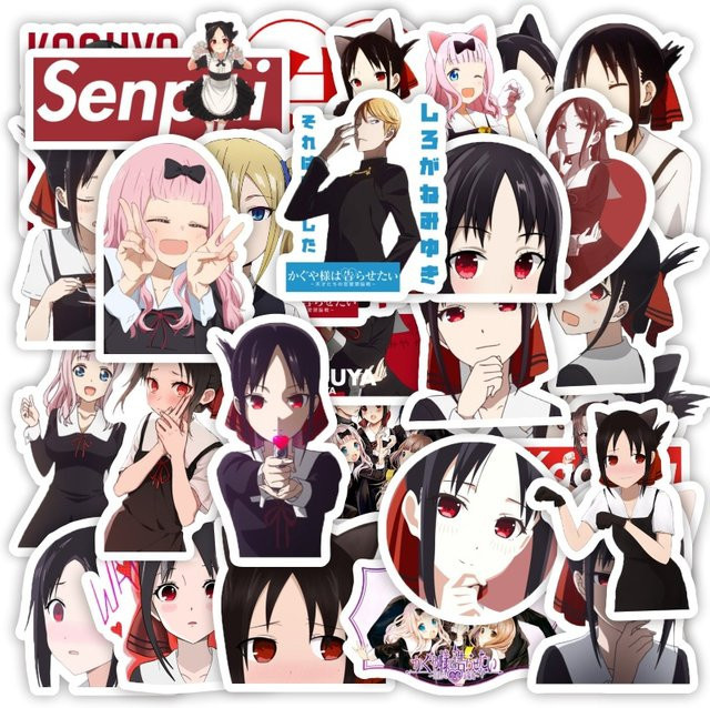 Hizxj Kaguya-sama: Love Is War Aufkleber, 50 Stück - Bild 1
