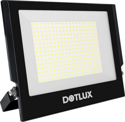Dotlux LED-Strahler FLOOReco 200 W, 4000 K, IP66, schwarz - Bild 1