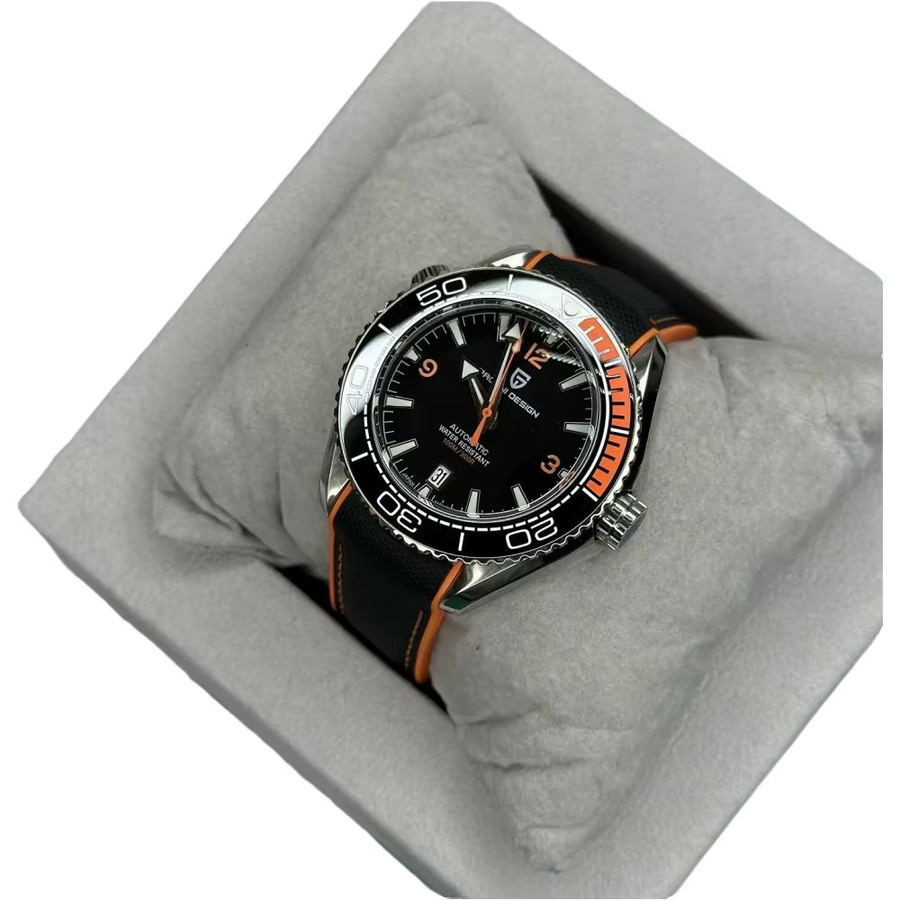 PAGANI DESIGN Armbanduhr, Automatik, Edelstahl, Keramik, 42 mm, Herren - Bild 6