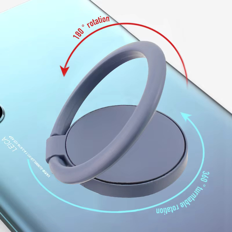 WSSHE Handy Fingerring Smartphone Ständer mit drehbarer Halterung in Gelb für iPhone und Samsung sowie Huawei - Bild 3