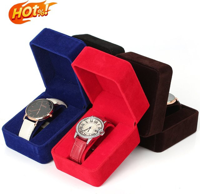 CAOWTAN Uhrenverpackung, Flanell, Damen und Herren - Bild 1