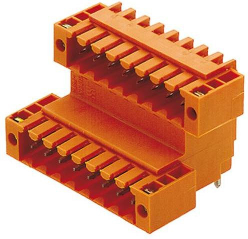 Weidmüller Einbau-Stiftleiste Standard Orange, 8 Polzahl, Rastermaß: 3,50 mm, 50 Stück - Bild 1