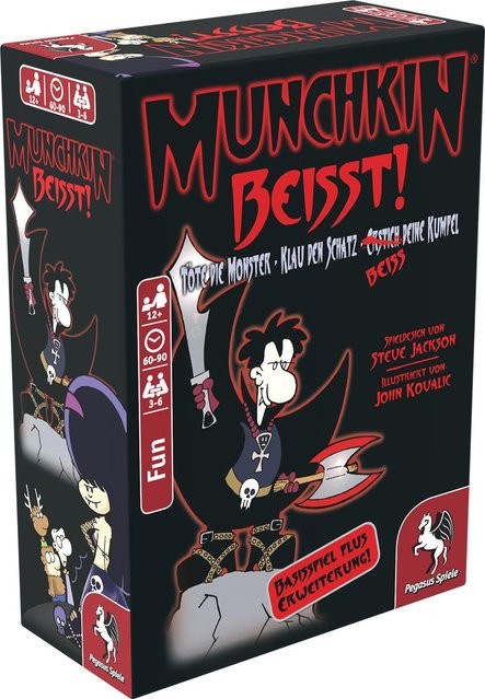 Pegasus Spiele Munchkin beißt!, Kartenspiel, ab 12 Jahre - Bild 1