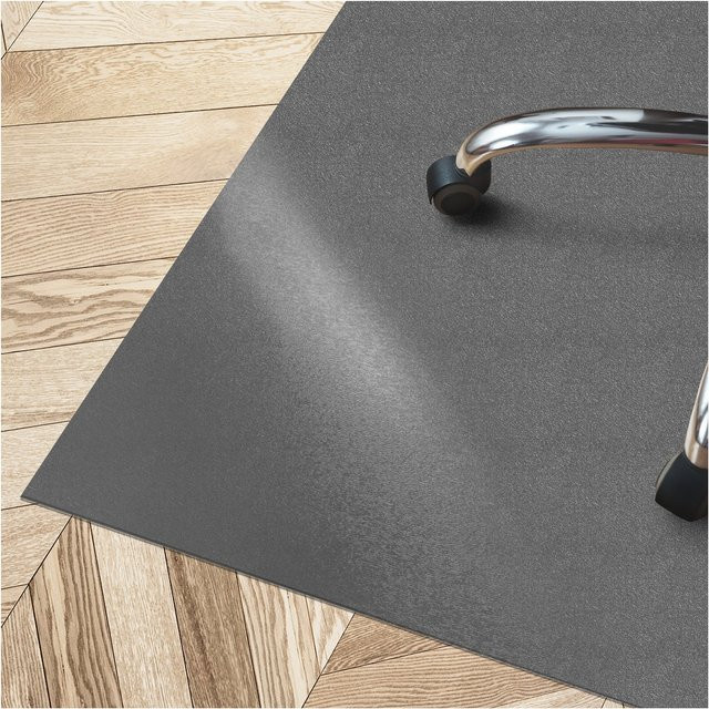 floordirekt Bodenschutzmatte Kleopatra Dunkelgrau mit abgeschrägter Kante - Bild 1