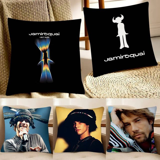 Rastar Jamiroquai Kissenbezug quadratisch schwarz B/B/H: 40 x 40 x 40 cm - Bild 1