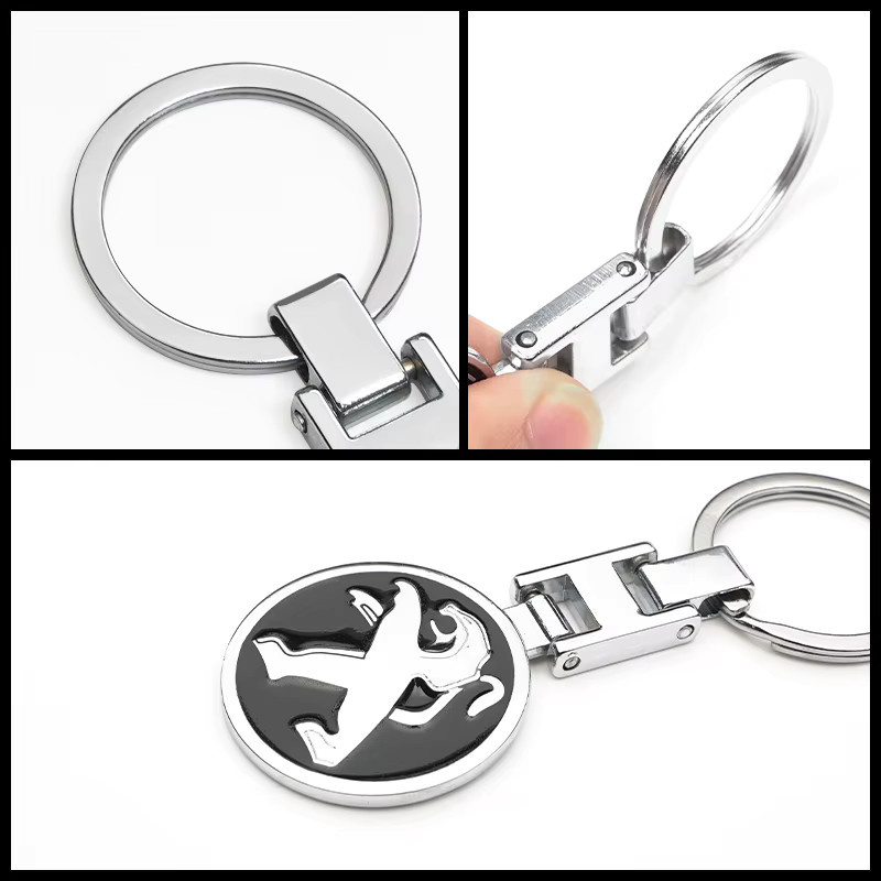 Schlüsselanhänger Peugeot, Zinklegierung, Unisex - Bild 2