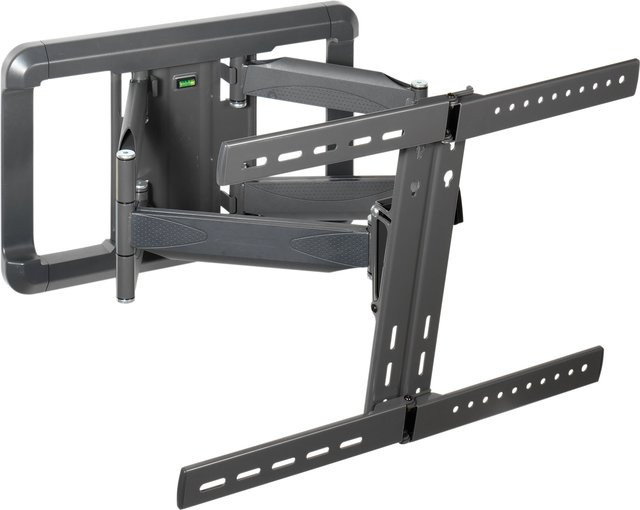 XXL TV Wandhalterung Titan Schwarz, voll beweglich neig- und schwenkbar für Bildschirme bis 216 cm / 85 Zoll, VESA 200 x 200 mm - Bild 1