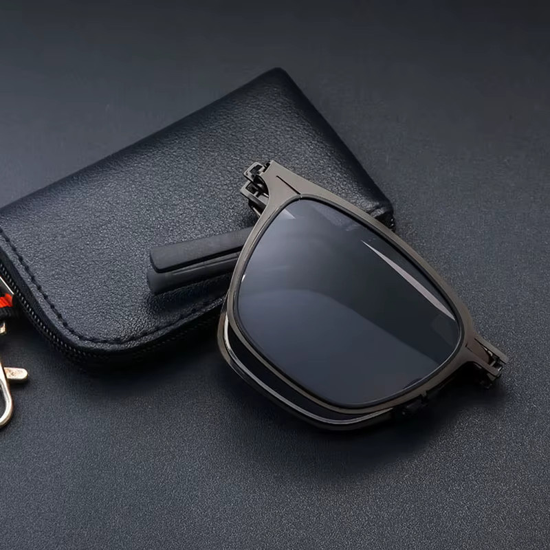 SAFENH Sonnenbrille, quadratisch, Vollrand, Edelstahl, polarisiert - Bild 2
