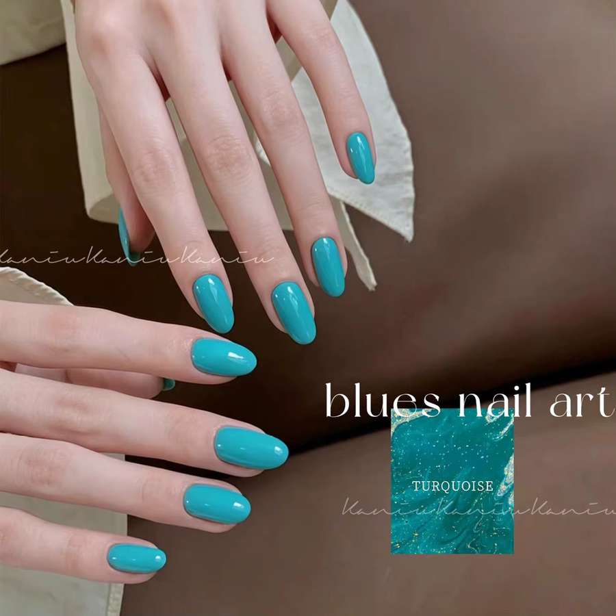 MN Midsummer Blue Isle Nagelgel, Pfauenblau-Teal, Glänzend - Bild 3