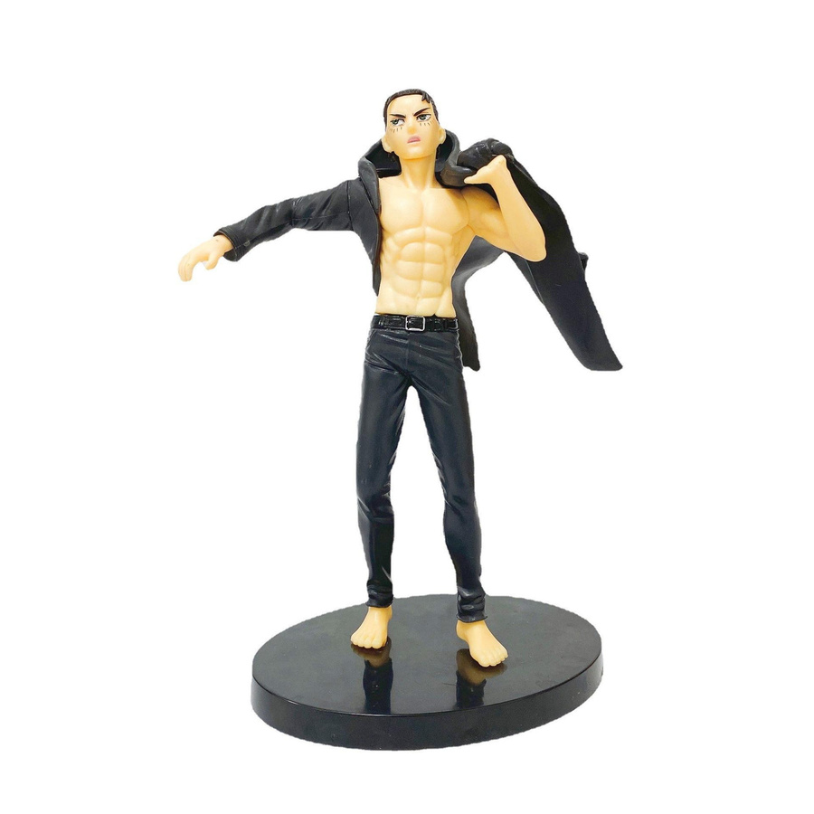 MIFEN Eren Jaeger Attack on Titan Actionfigur Schwarzer Umhang PVC - Bild 2