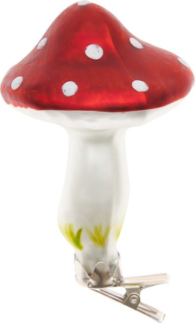 Rico Design Glas-Clip Fliegenpilz in Rot und Weiß - Bild 1