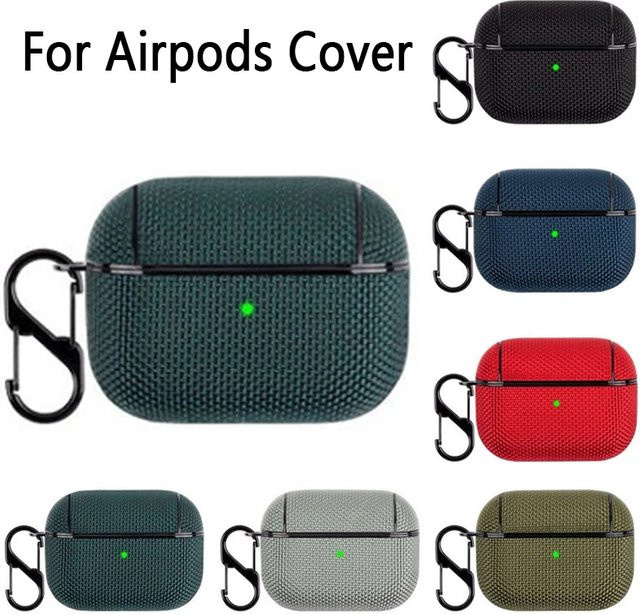 Stoßfeste Nylon-Schutzhülle für AirPods Pro 2, 1, 2 und 3 als kabellose Bluetooth-Headset-Abdeckung - Bild 1