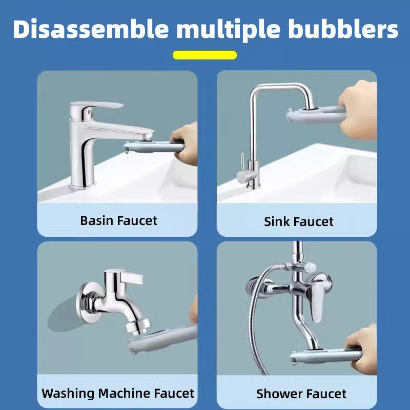 Universeller Wasserhahn-Belüfter-Schlüssel in Weiß zur schnellen Demontage für Küche und Badezimmer - Bild 3