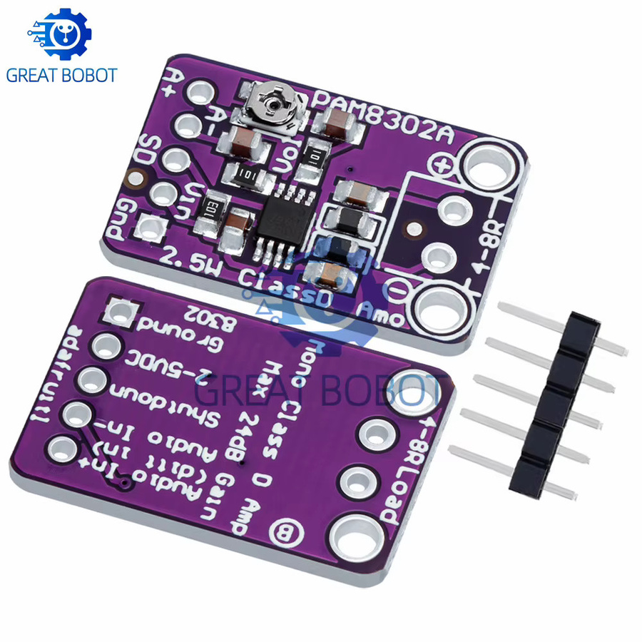 BS PAM8302A CJMCU Audio-Leistungsverstärkermodul der Klasse D mit 2,5 W Einkanal-Leistung in Violett - Bild 4