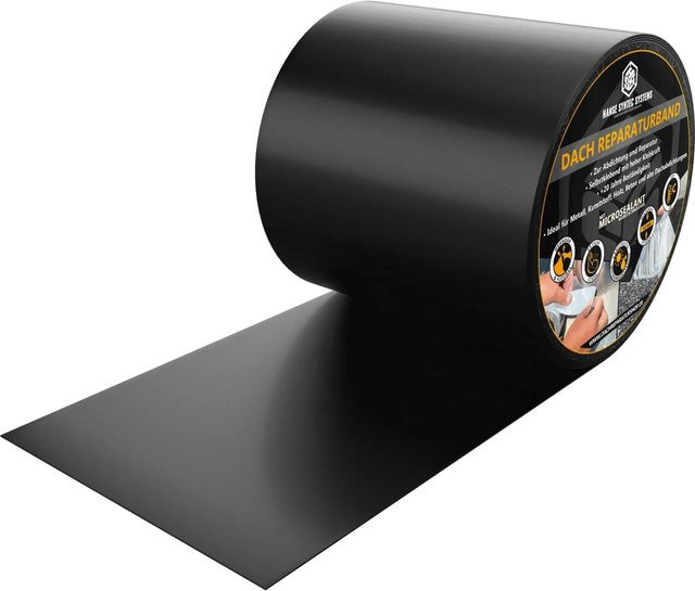 HSS Dach Reparaturband Schwarz Breite: 10 cm, Länge: 5 m - Bild 1