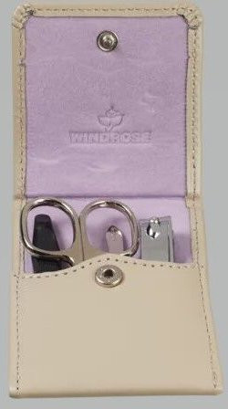 Windrose Merino Moda Taschenmanicure, Beige, Unisex - Bild 1