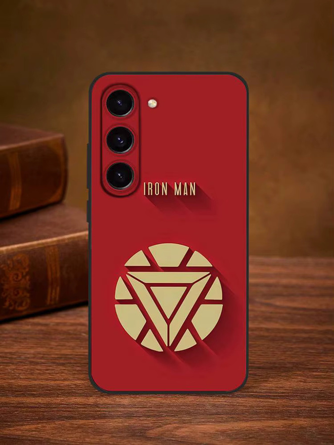 I-Iron Man Hero Soft Cover Handyhülle für Samsung Galaxy S21 S22 S23 S24 S25 S26 Ultra FE Plus 5G A52S in Rot - Bild 4