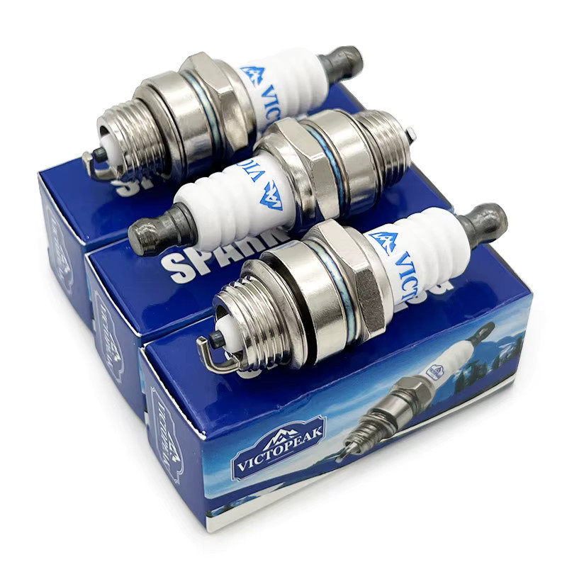 Victopeak 3-teiliges Set L7T Zündkerzen für Kettensägen und Freischneider in Weiß - Bild 3