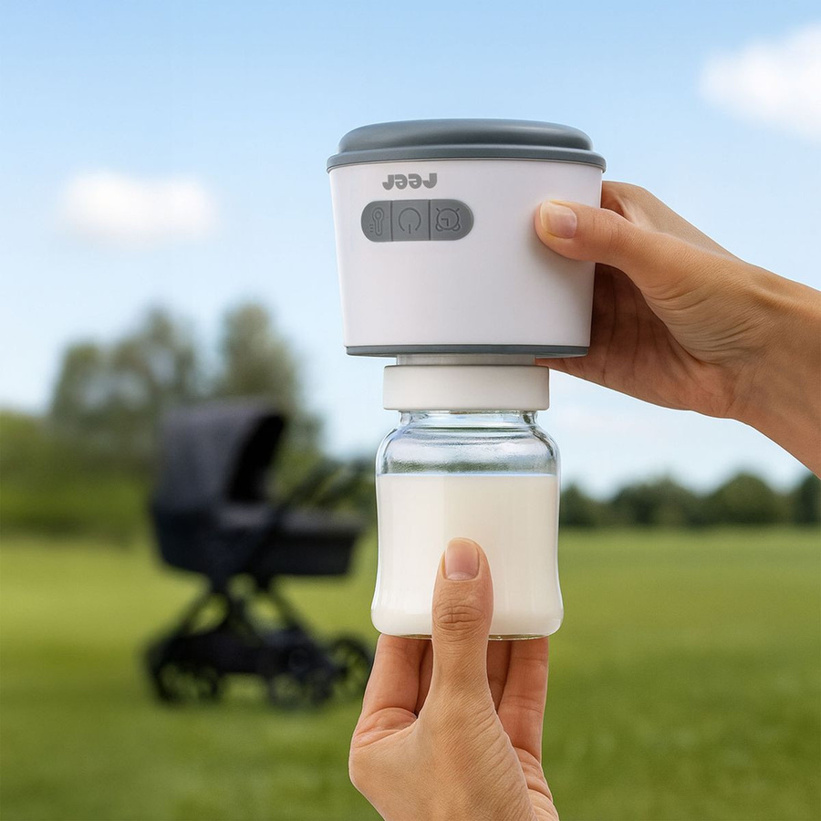 Reer Babykostwärmer Heat2Go kabellos und wiederaufladbar in Weiß - Bild 5