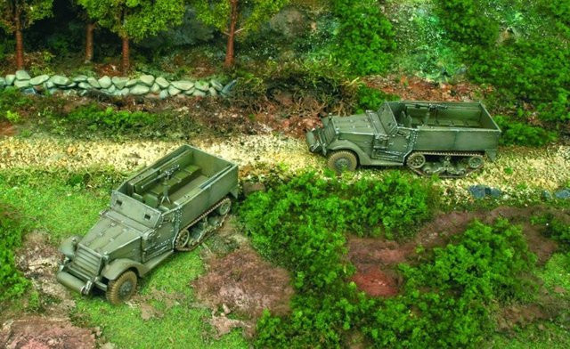 Italeri M3A1 Half Track, Fahrzeug, 1:72, Grün - Bild 1