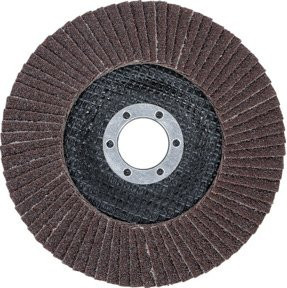 BGS Fächer-Schleifscheibe Ø 125 mm Korn 60 Braun - Bild 1