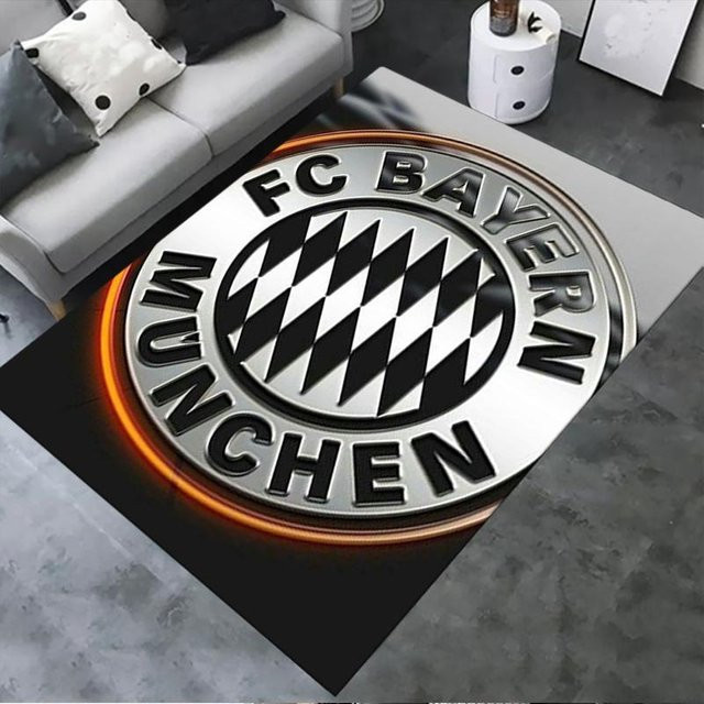On My Love Home FC Bayern München Teppich, rutschfest und waschbar, B/T: 100 x 150 cm - Bild 1
