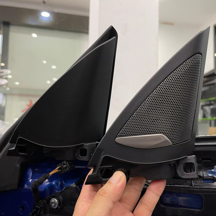 ALOONGACARR Hochtönerabdeckung für BMW G22 G23 G26 in Schwarz als Ersatz für die Auto-Fronttürlautsprecher - Bild 3