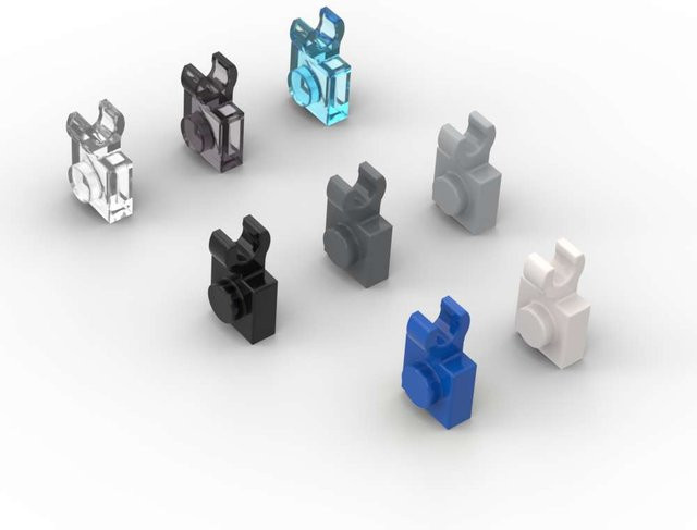 SixBricks Bausteine, 10-teiliges Set, Braun, Kunststoff - Bild 1