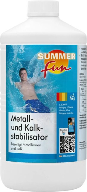 Summer Fun Metall- und Kalkstabilisator zur Verhinderung von Kalk- und Eisenablagerungen - Bild 1