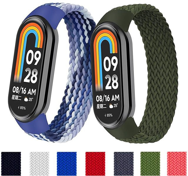 Xiaomi Uhrenarmband, Textil, Schwarz, Unisex, Mi Band 9 8 - Bild 1