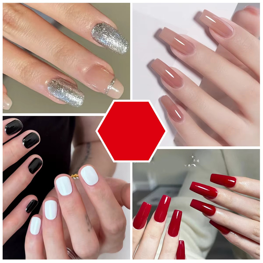 Faandin Nagellack-Set, Perlmutt-Effekt, 6 Flaschen - Bild 1