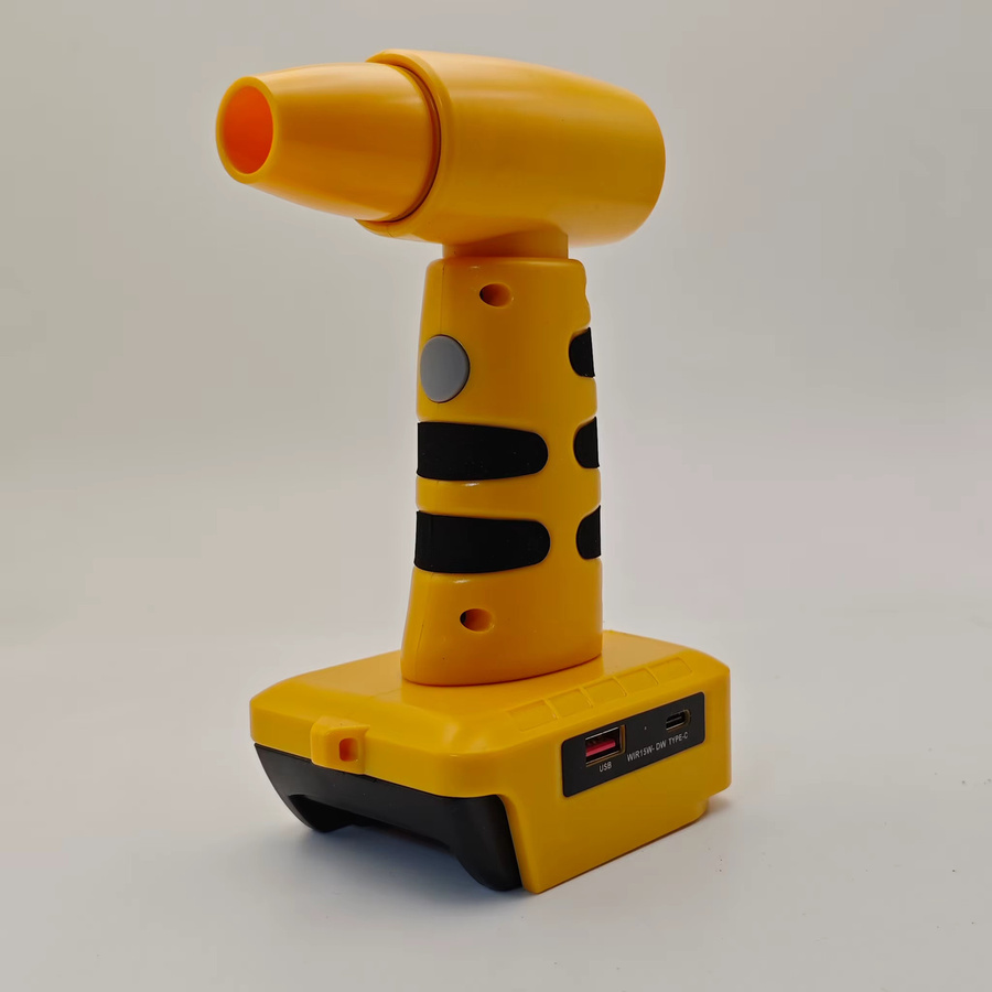 Dewalt Kabelloser Handbläser und Haartrockner 18V Li-Ion in Gelb mit 3 Gängen und USB-Ladeanschluss - Bild 6