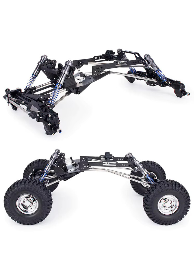 MALOM RC Carbon Fiber LCG Chassis Kit mit Link Set, 1:10, Zubehör - Bild 4