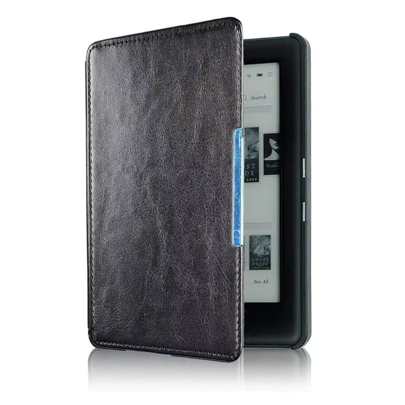 Afesar Flip Slim Schutzhülle aus Leder für Kobo Glo HD, Glo und Touch 2.0 in Schwarz - Bild 1