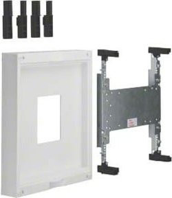 Hager Baustein universN UK21S1 für Lasttrennschalter 250/400A, Farbe: Reinweiß, H: 30,0 cm, B: 25,0 cm - Bild 1