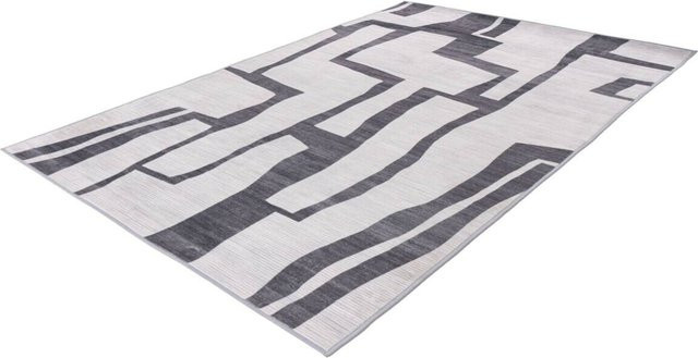 Kayoom Teppich Bluster 325 in Silber, modern und pflegeleicht, B/L: 200 x 290 cm - Bild 1