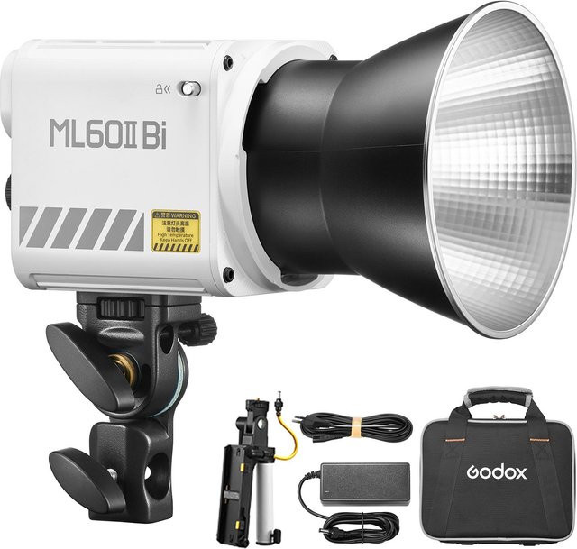 Godox ML60II Bi Kit Videoleuchten-Set Bicolor 2800K-6500K 70W Schwarz - Bild 1