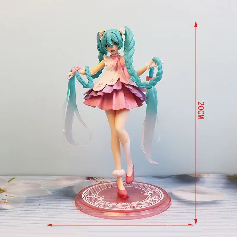 Hatsune Miku Anime Figur von Bandai, mehrfarbig, Höhe: 20 cm - Bild 2