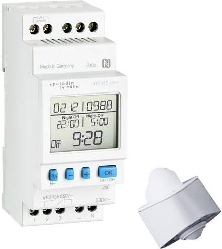 Paladin Elektronischer Dämmerungsschalter Weiß 230V - Bild 1