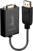 Lindy DisplayPort auf VGA Adapterkabel Schwarz 0,15 m - Bild 1