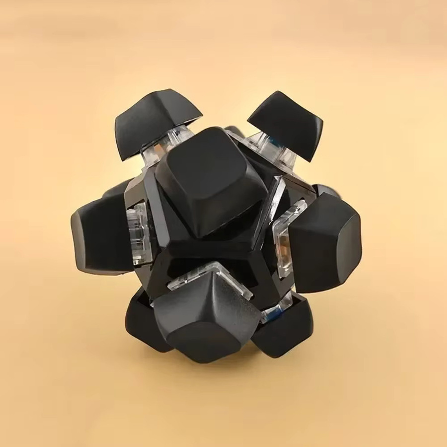 Amagi Stressabbauende Tastatur, 12 Tasten, blinkendes Licht, Spielzeug - Bild 2